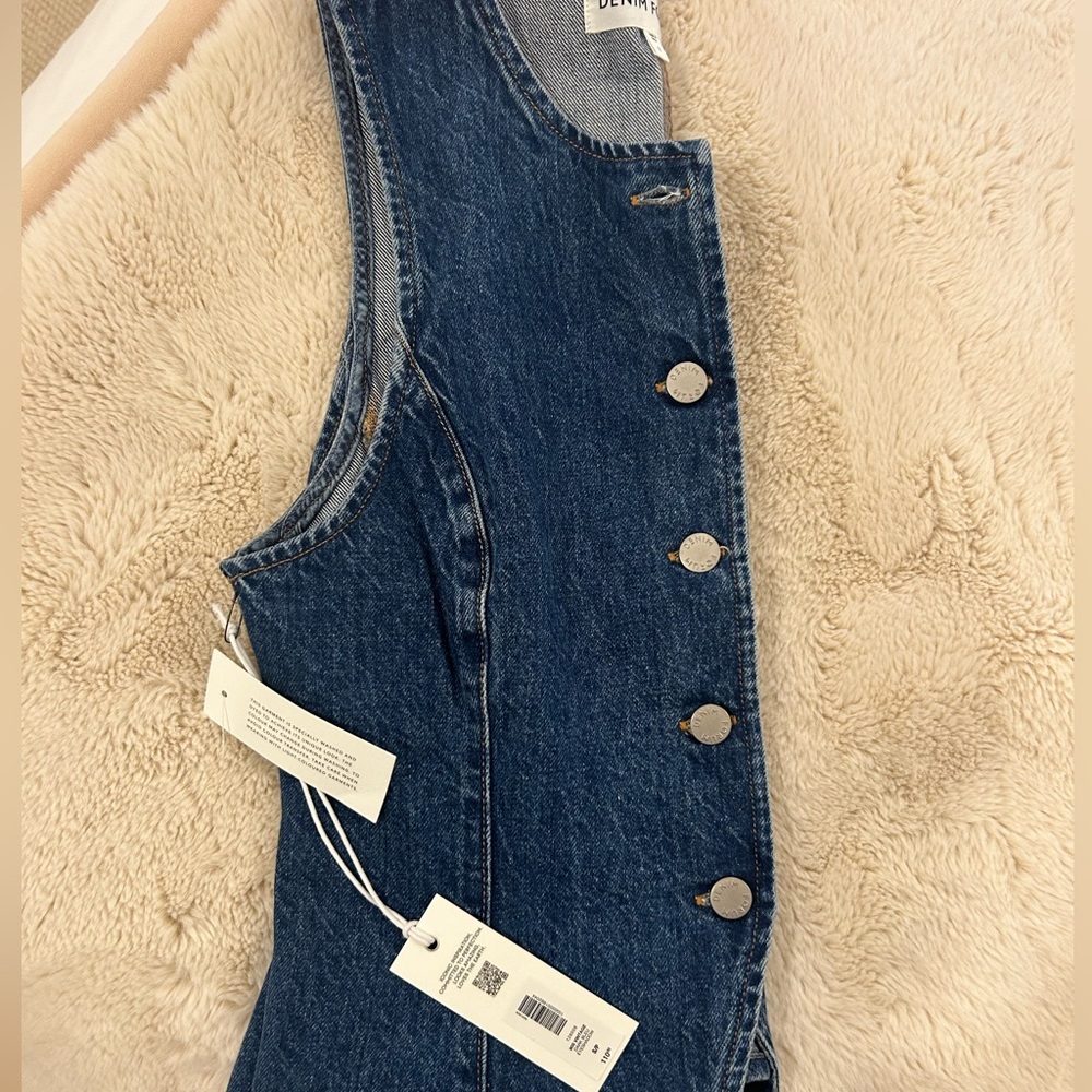 Aritzia Jean Vest